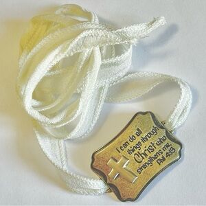 Hand Crafted Silk Dyed Ribbon Wrap Encouragement Bracelets